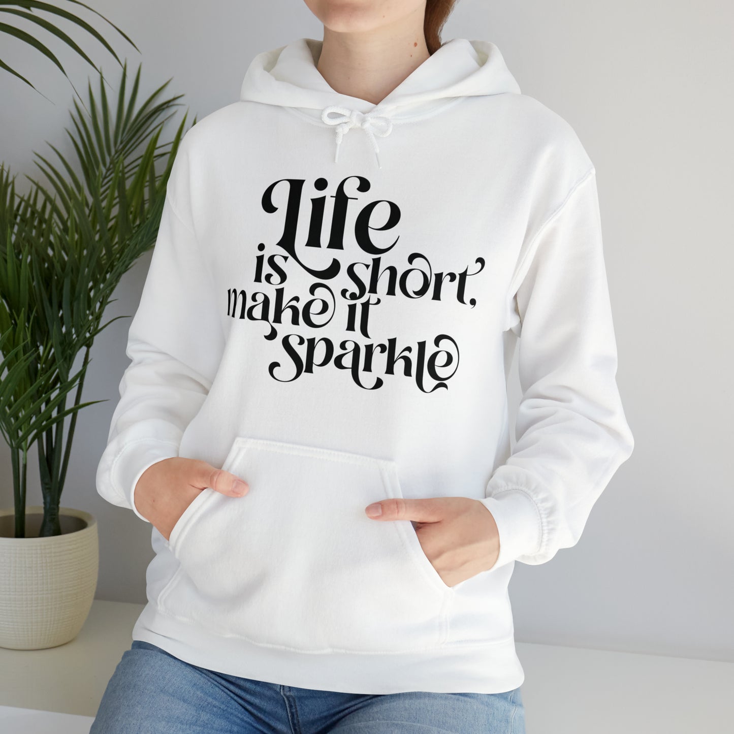 Unisex Hoodie "life is short"