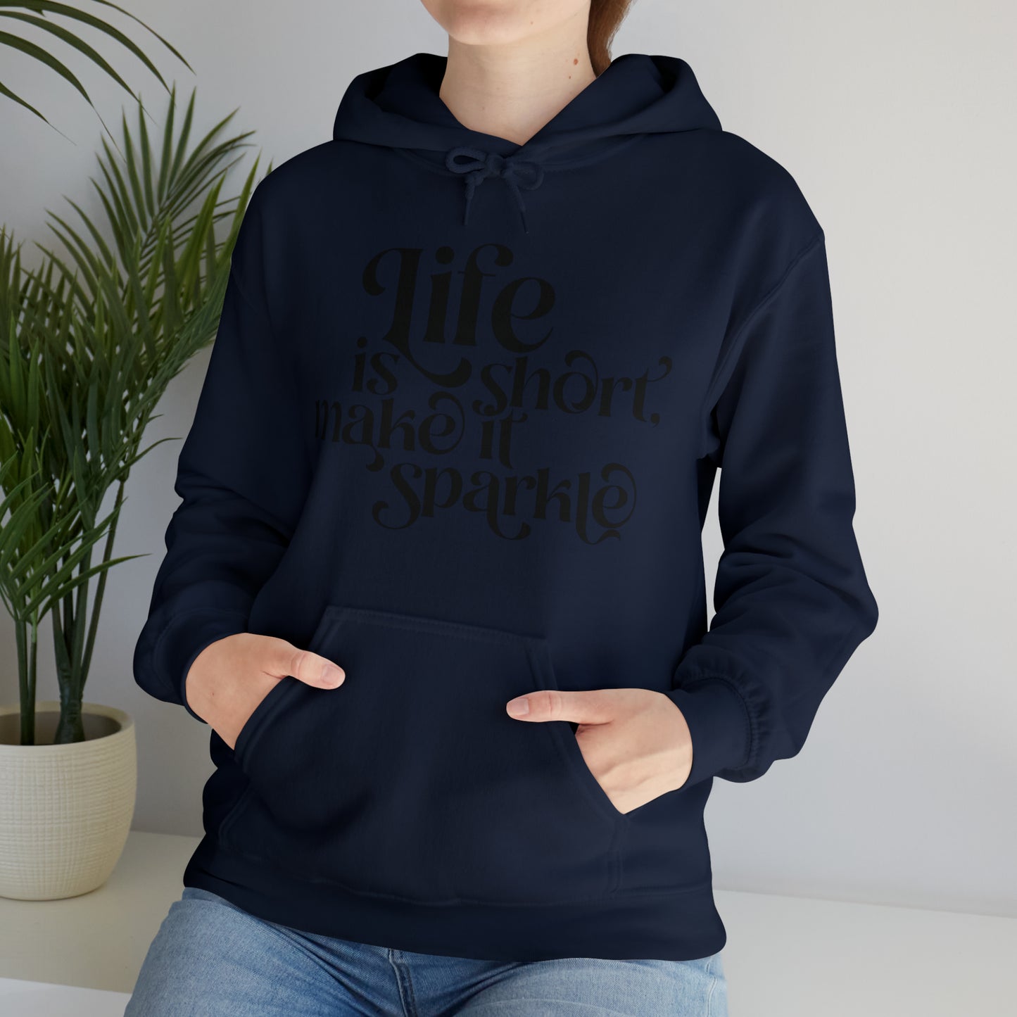Unisex Hoodie "life is short"