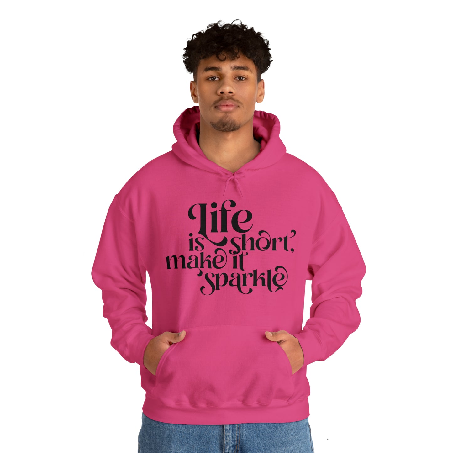 Unisex Hoodie "life is short"