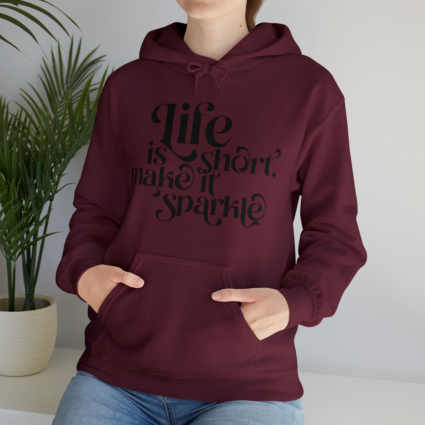 Unisex Hoodie "life is short"