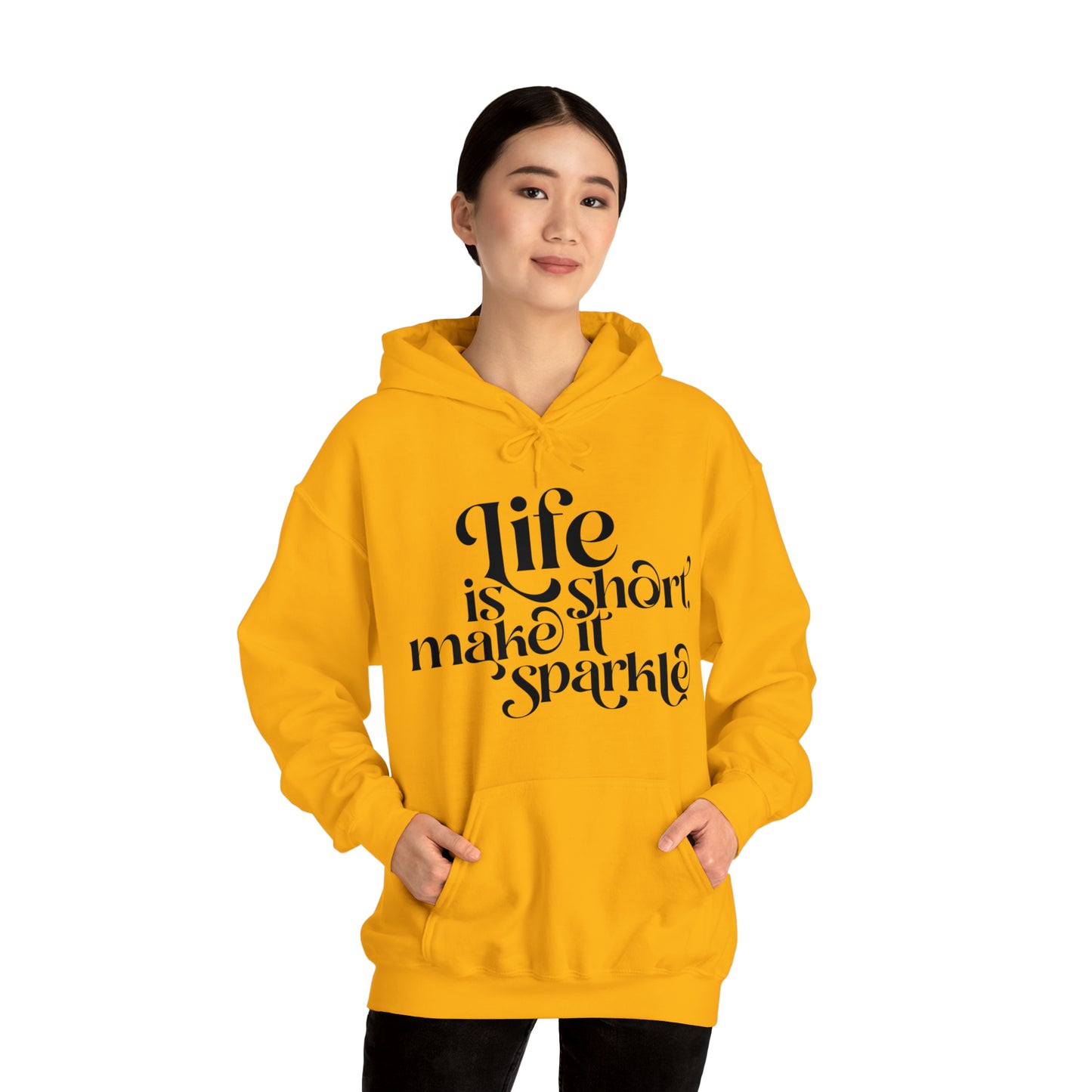 Unisex Hoodie "life is short"