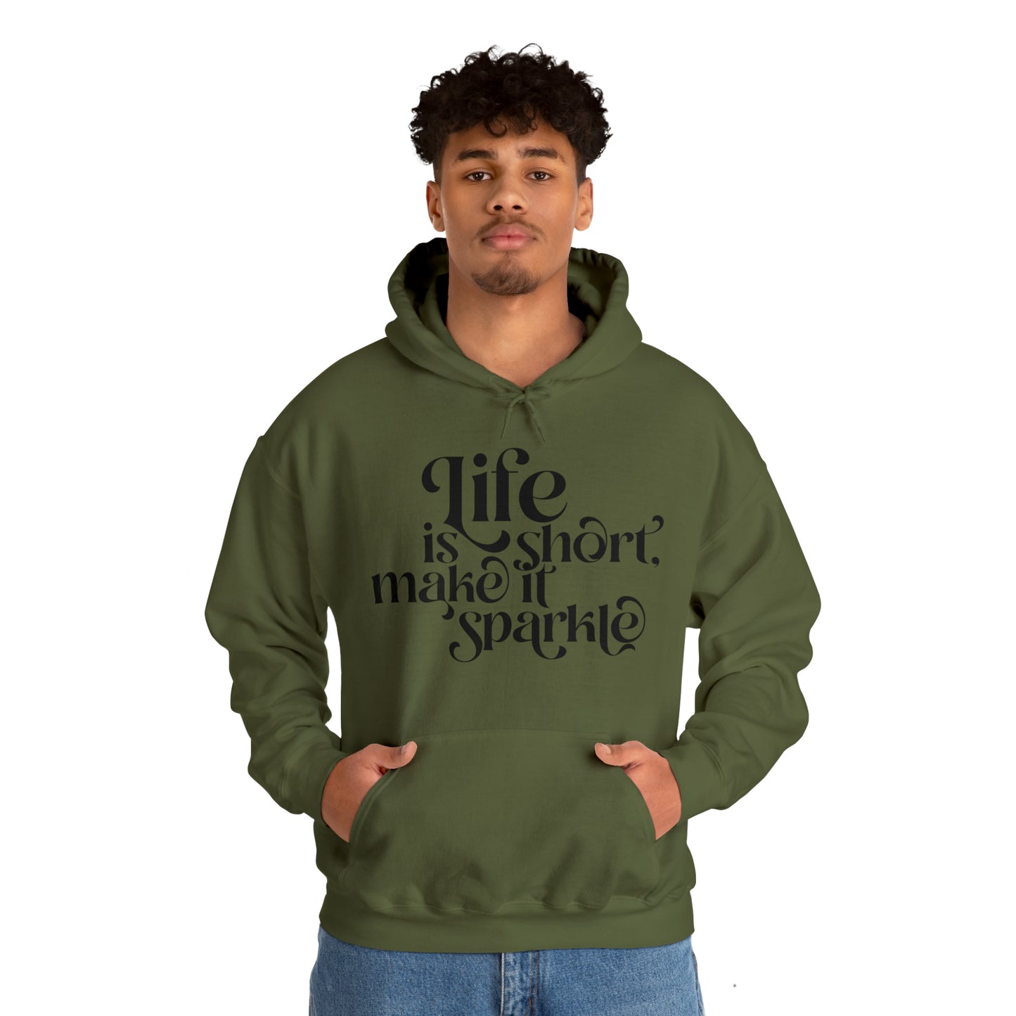 Unisex Hoodie "life is short"