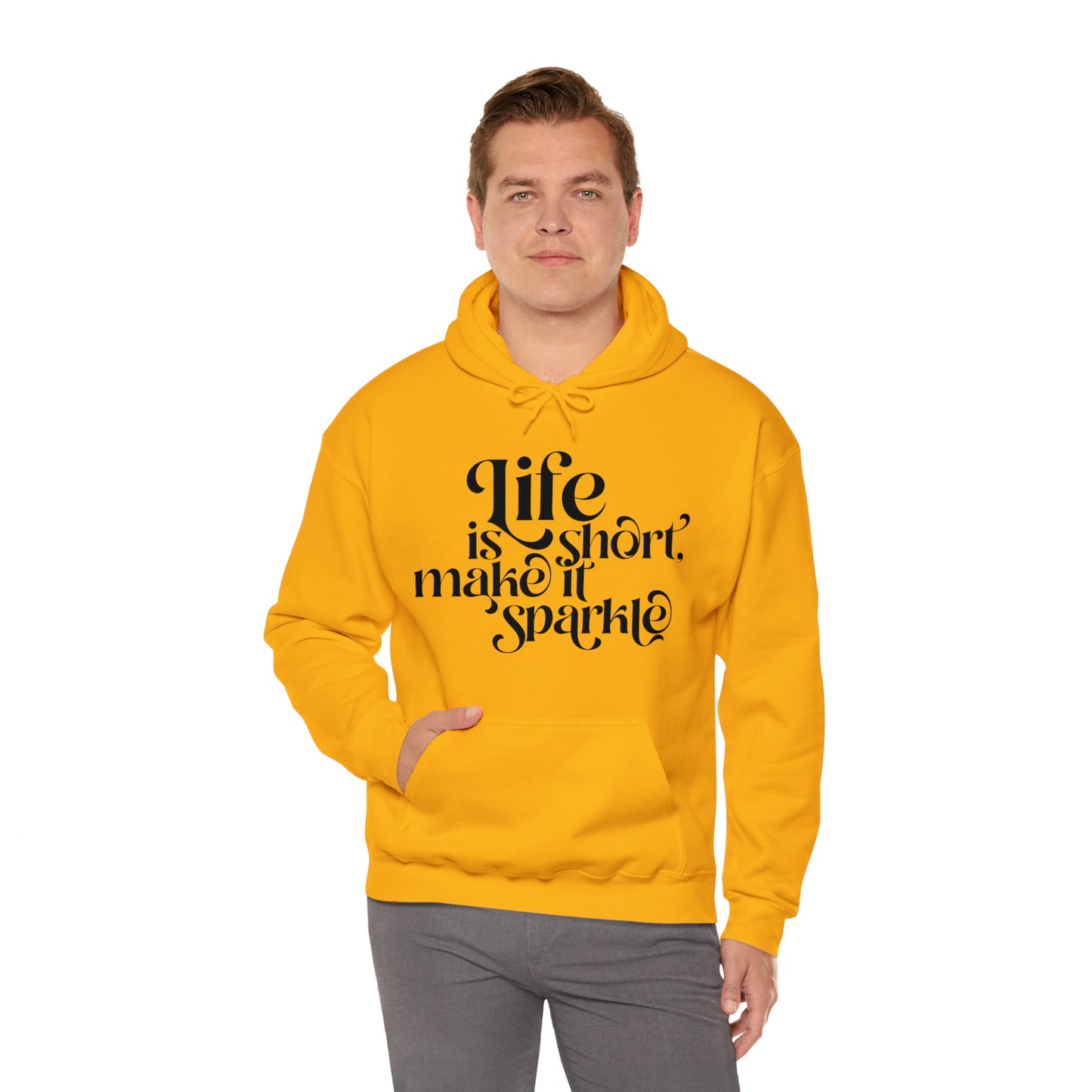 Unisex Hoodie "life is short"