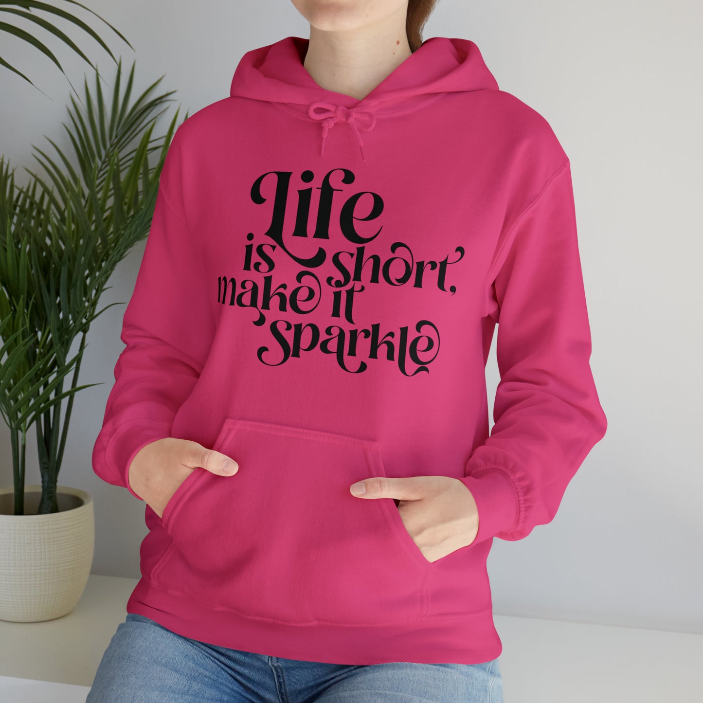 Unisex Hoodie "life is short"