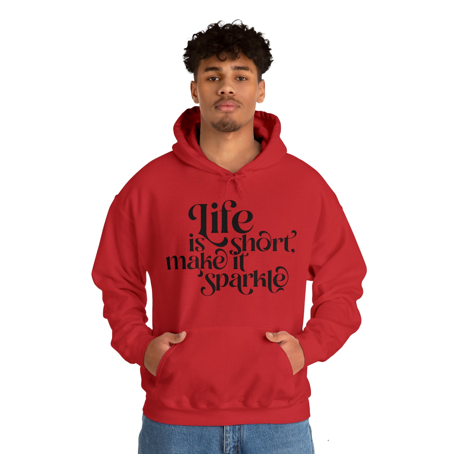Unisex Hoodie "life is short"