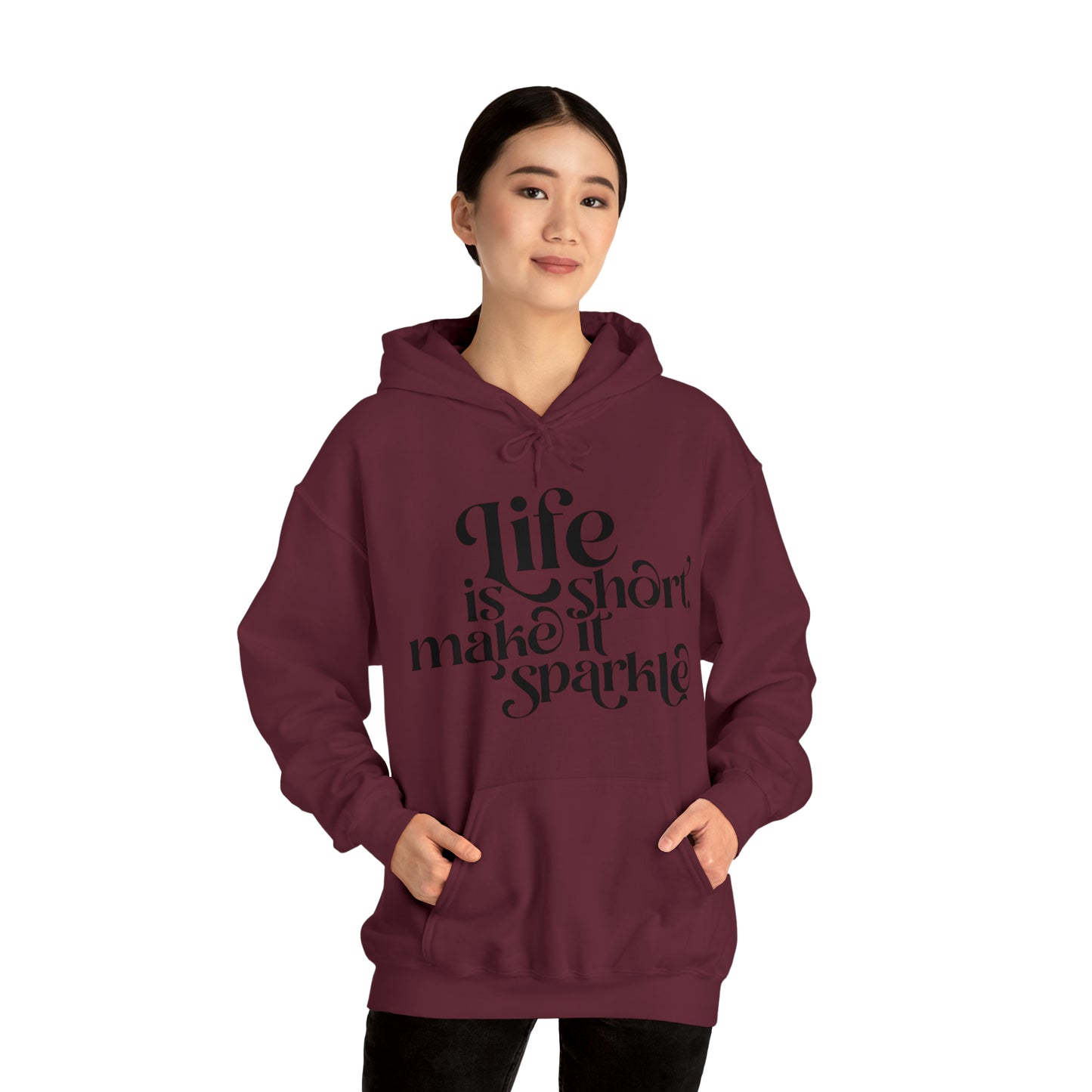 Unisex Hoodie "life is short"