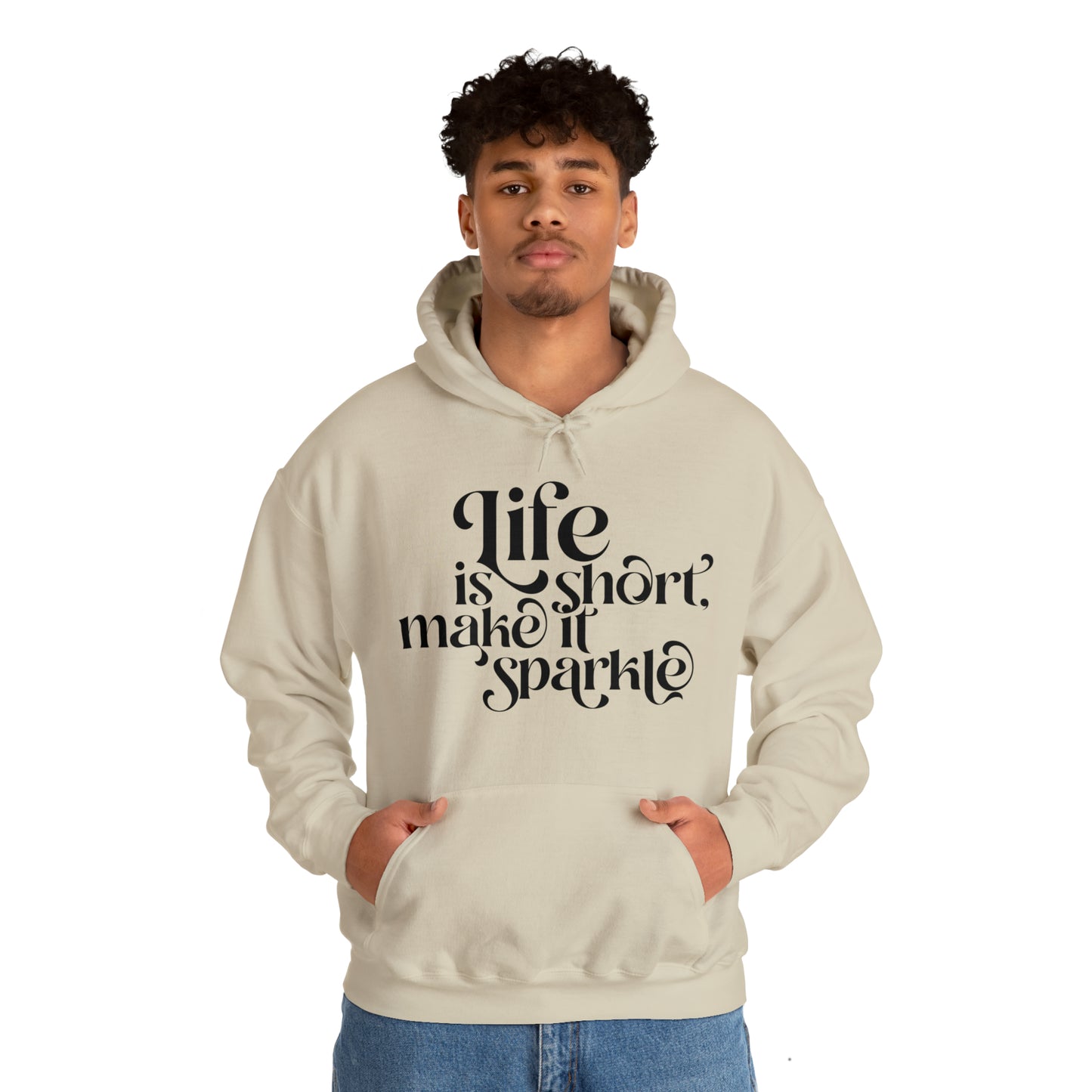 Unisex Hoodie "life is short"