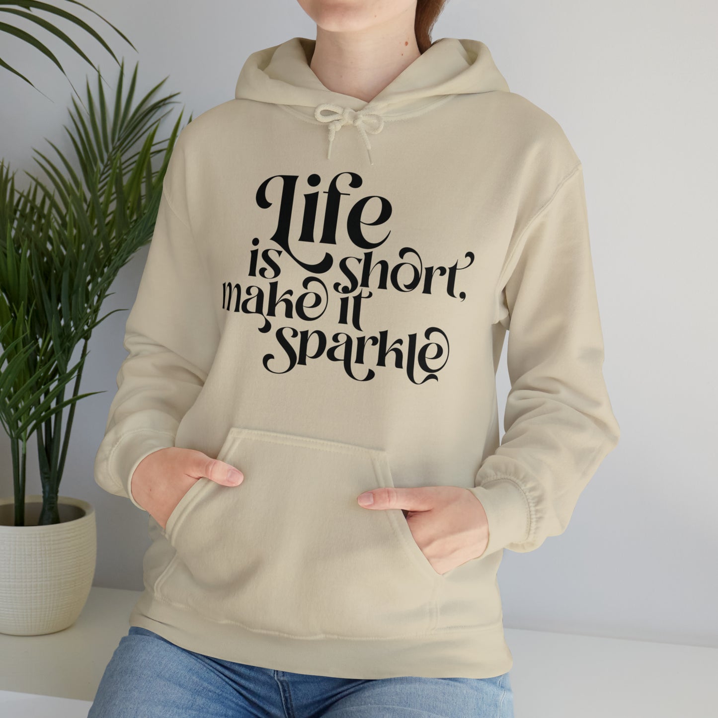 Unisex Hoodie "life is short"