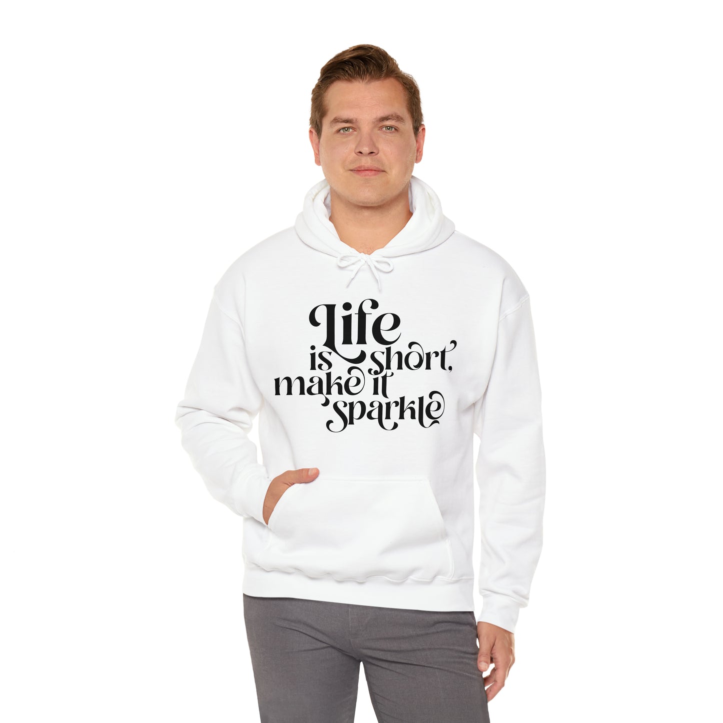 Unisex Hoodie "life is short"
