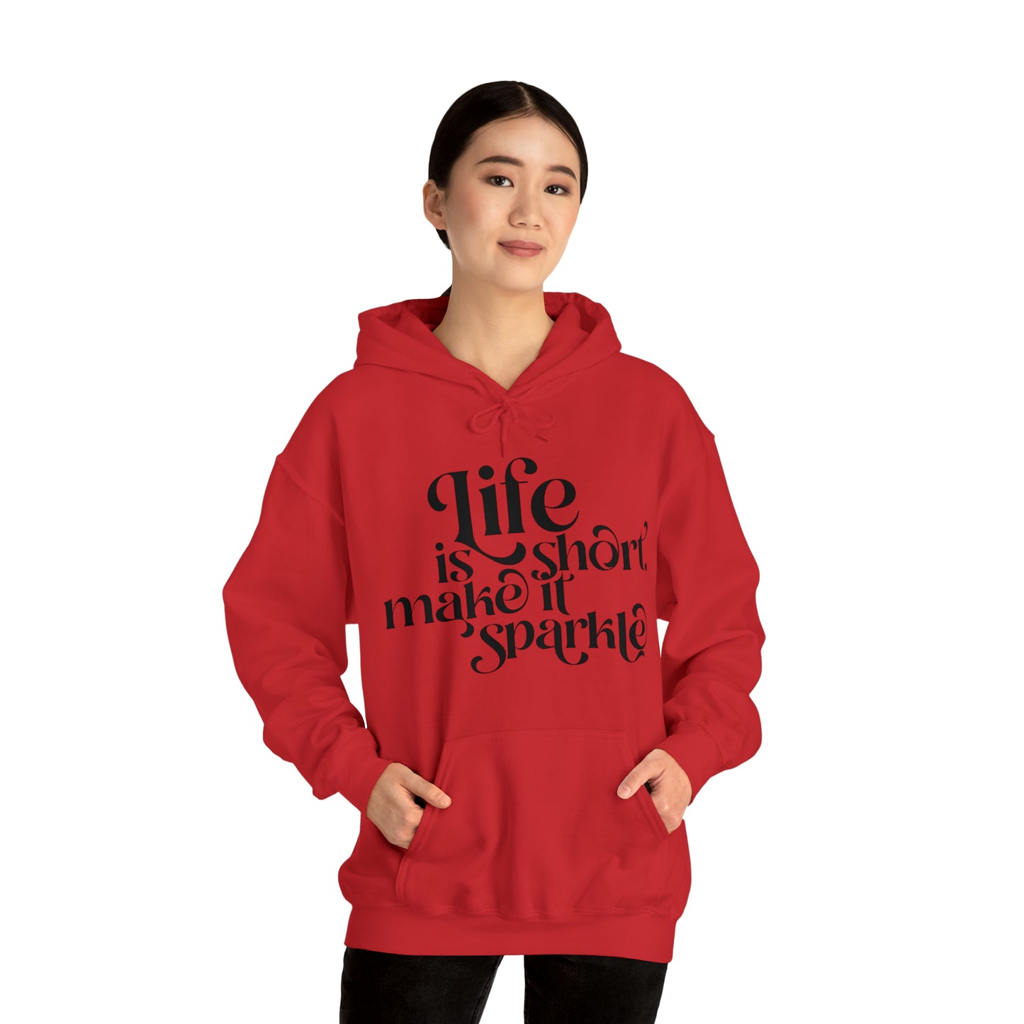 Unisex Hoodie "life is short"