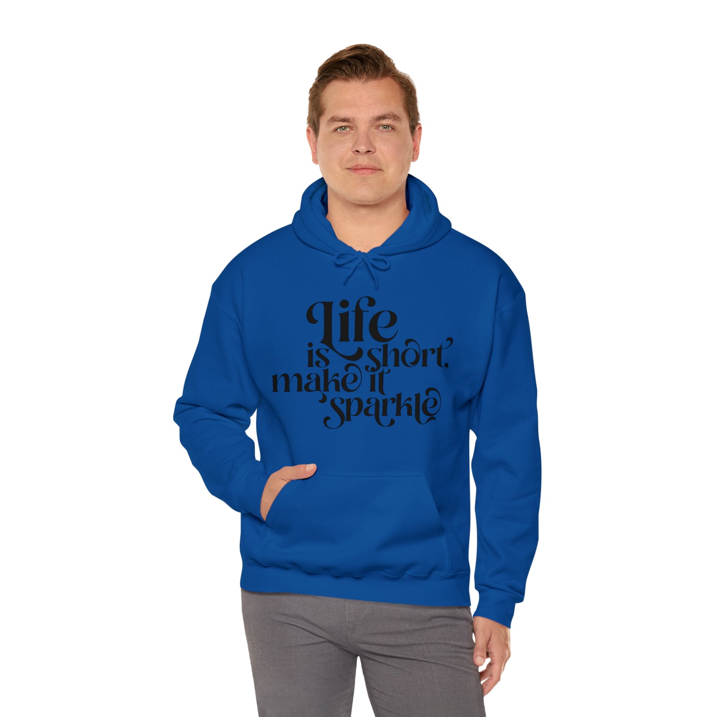 Unisex Hoodie "life is short"