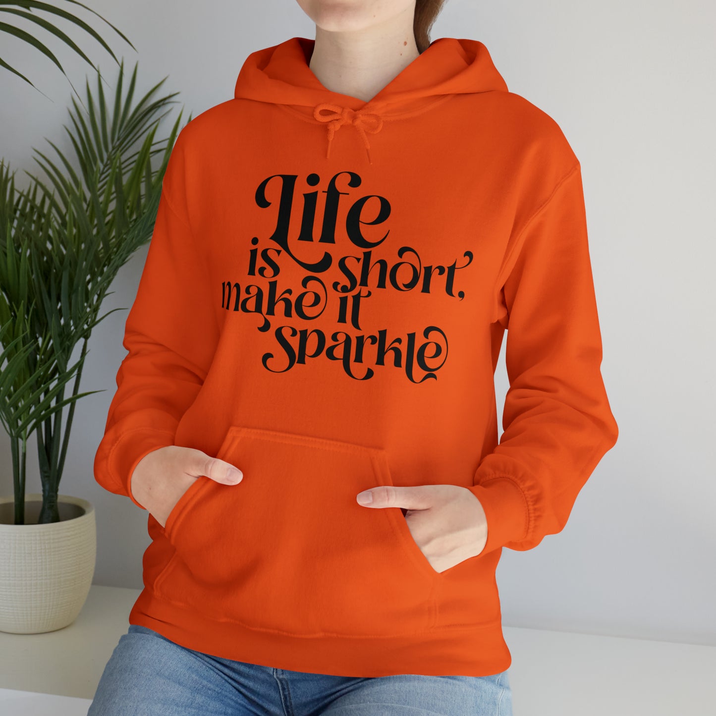 Unisex Hoodie "life is short"