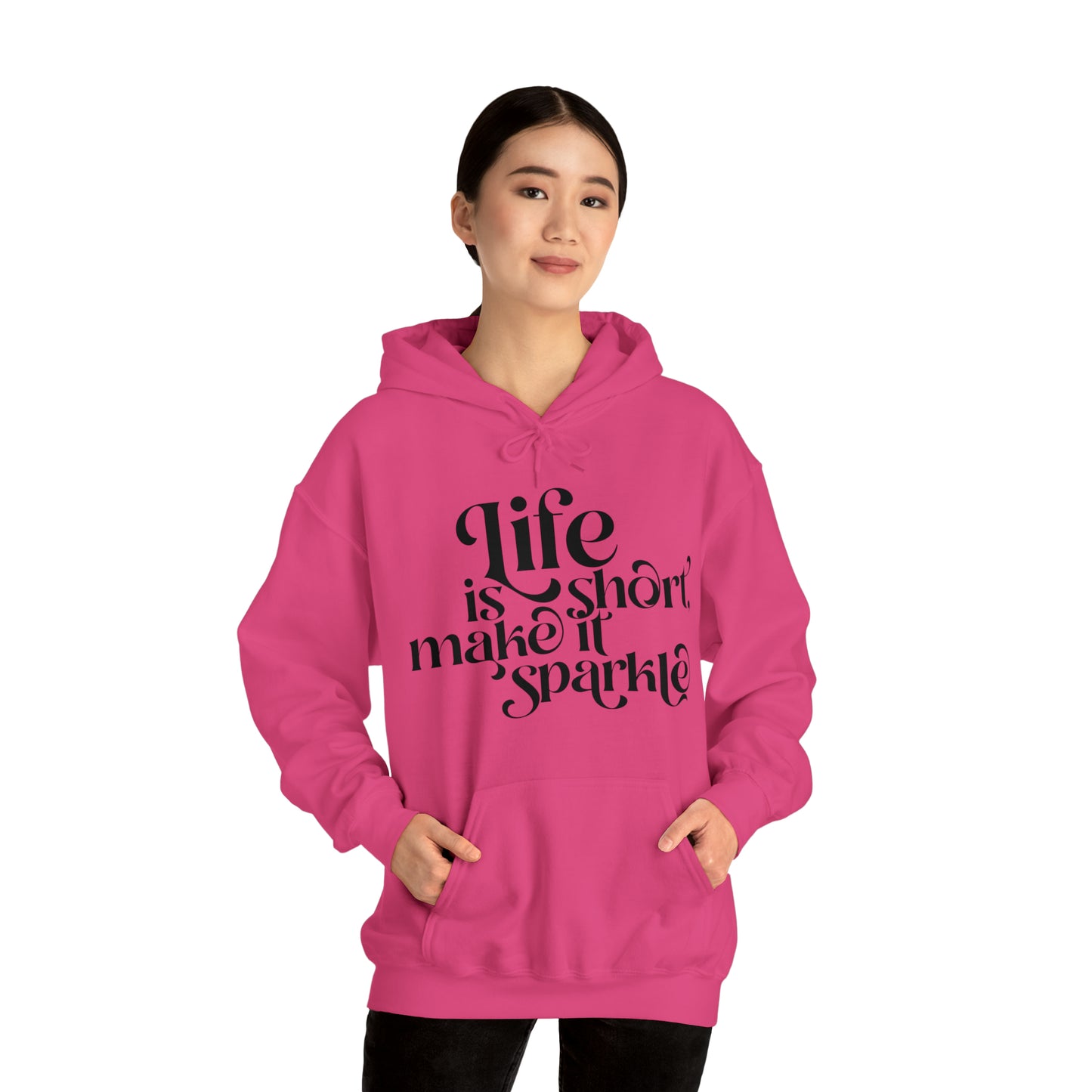 Unisex Hoodie "life is short"