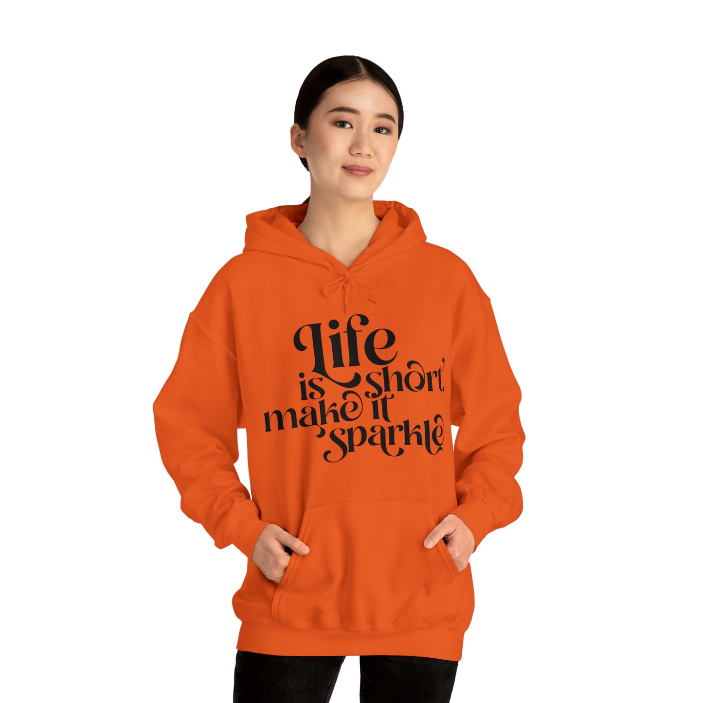 Unisex Hoodie "life is short"