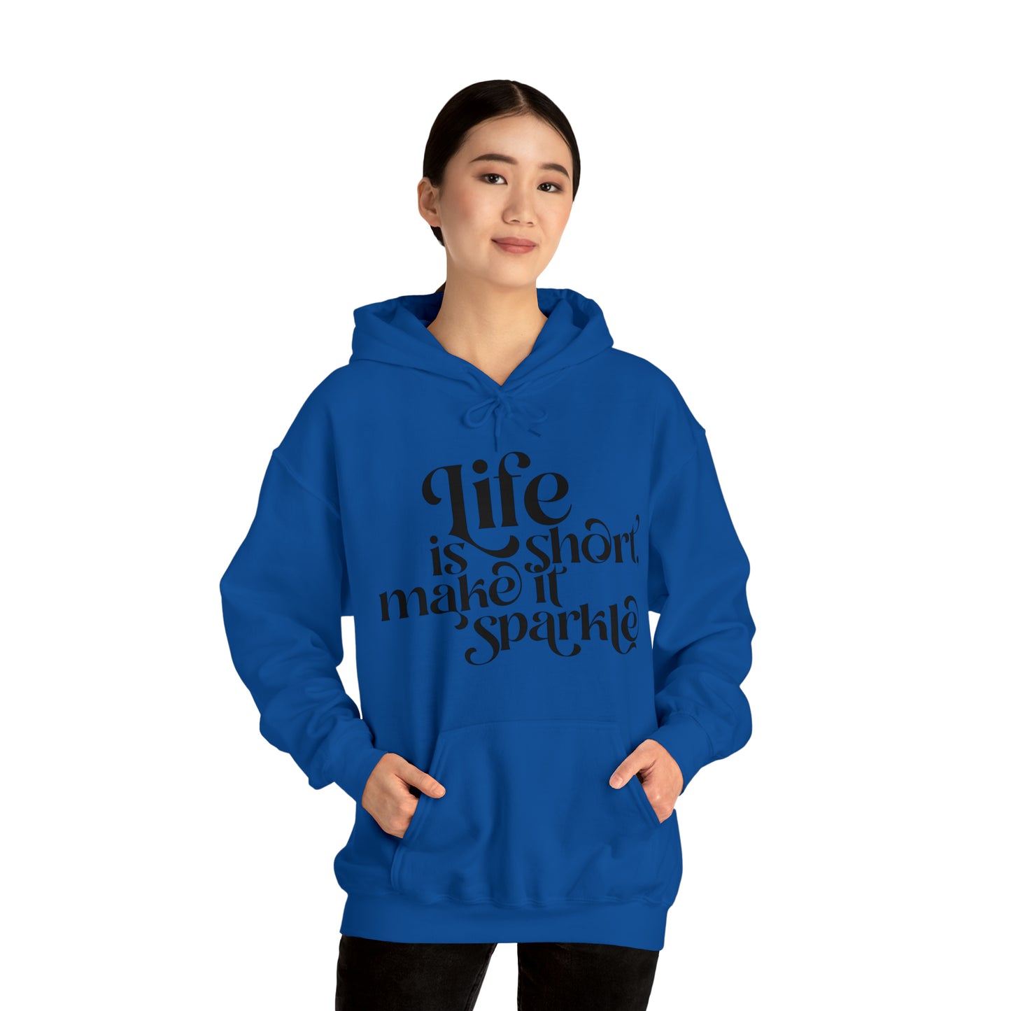 Unisex Hoodie "life is short"