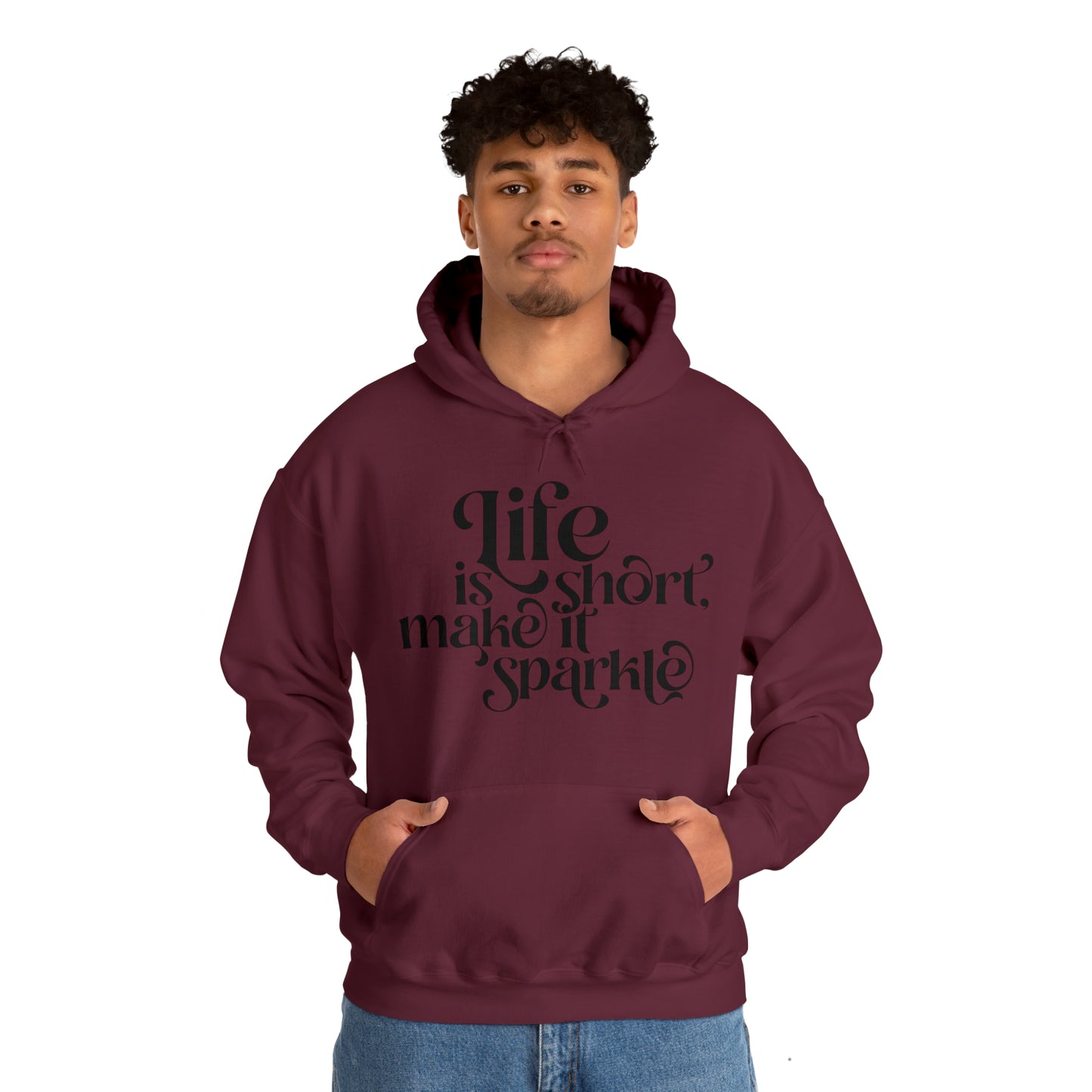 Unisex Hoodie "life is short"