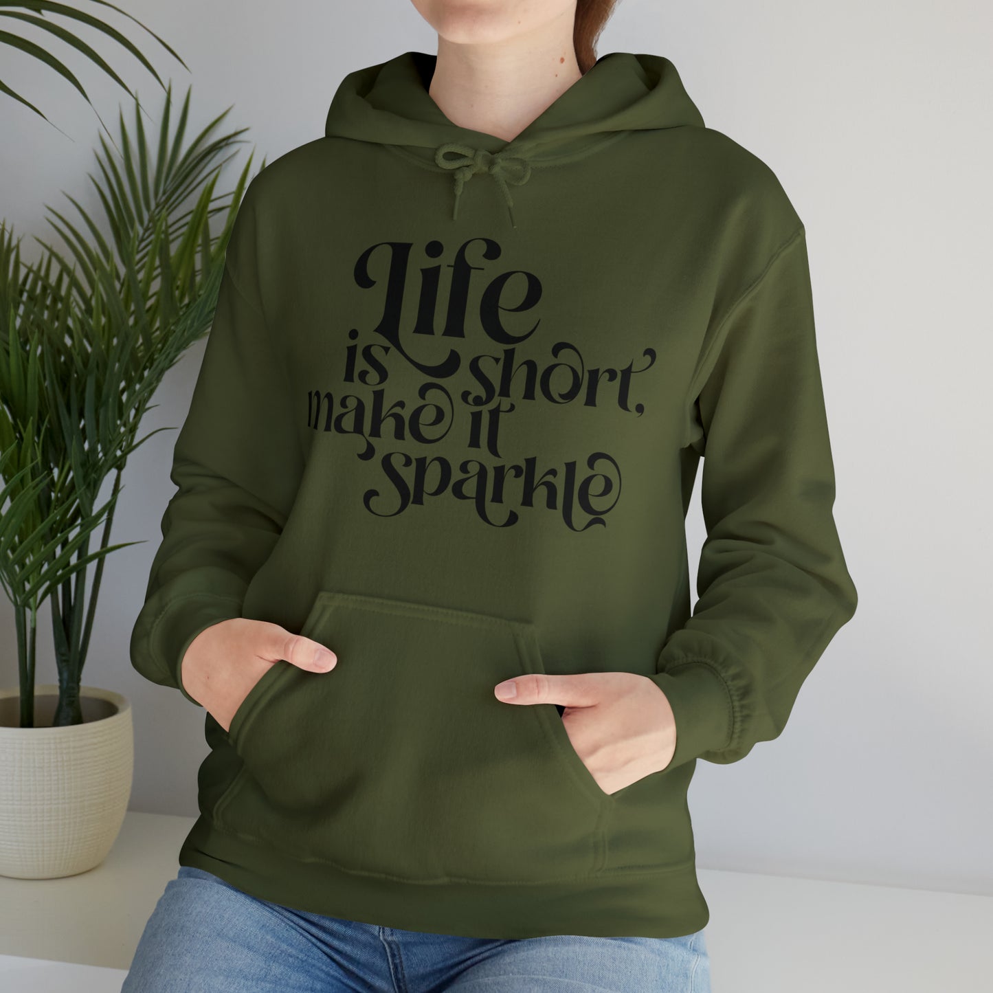 Unisex Hoodie "life is short"