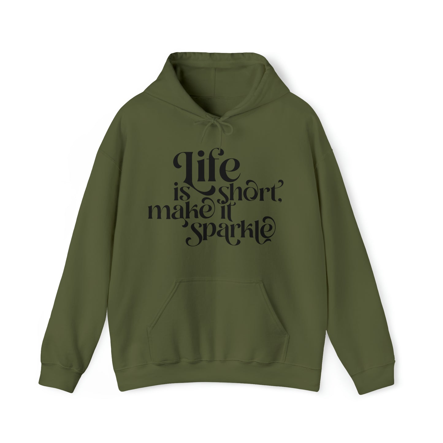 Unisex Hoodie "life is short"