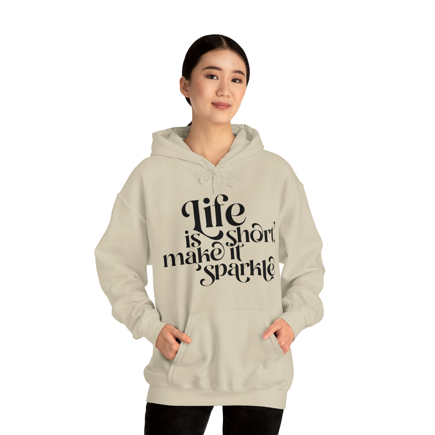 Unisex Hoodie "life is short"