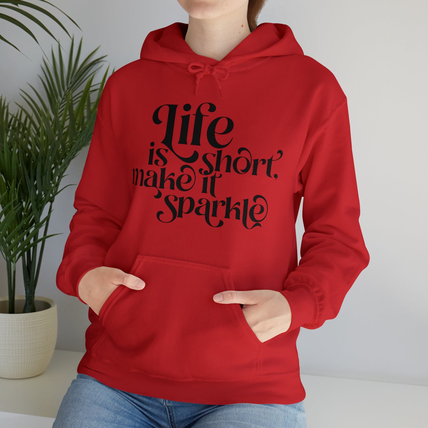 Unisex Hoodie "life is short"