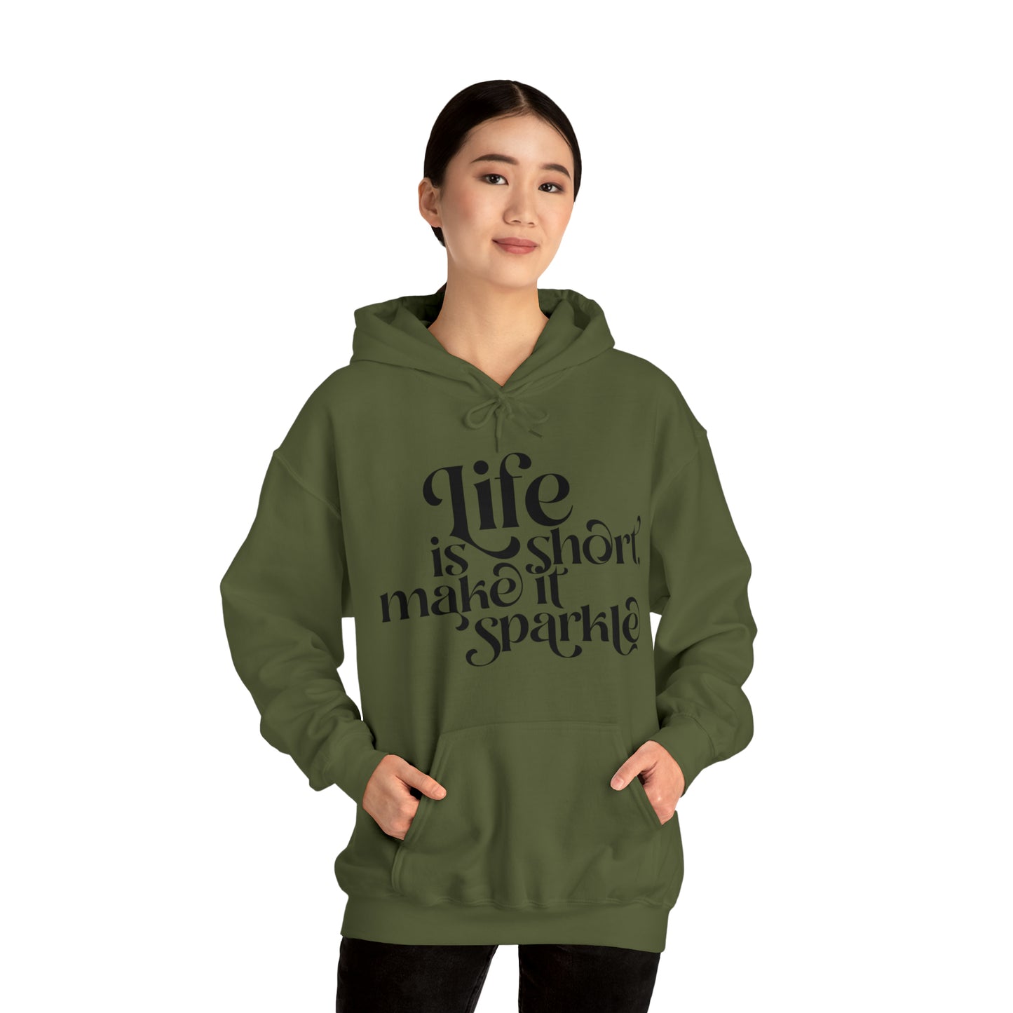 Unisex Hoodie "life is short"